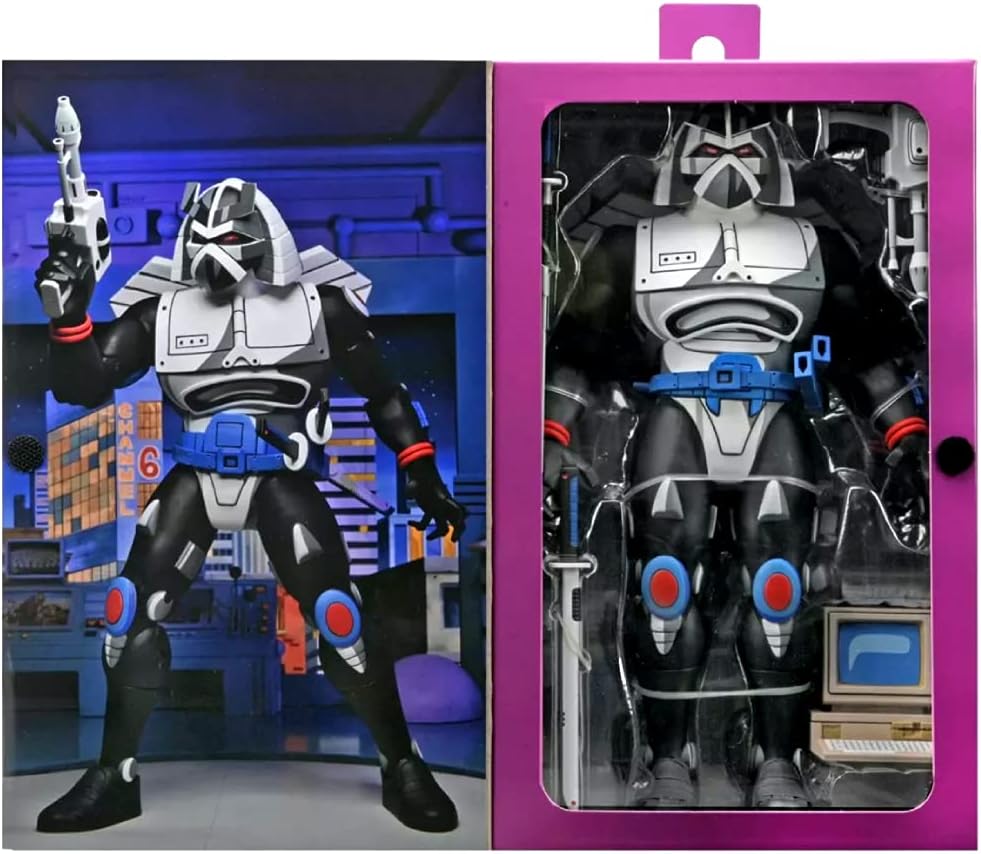 Teenage Mutant Ninja Turtles NECA Collectible Ultimate Cartoon 7" Scale Action Figure - Chrome Dome