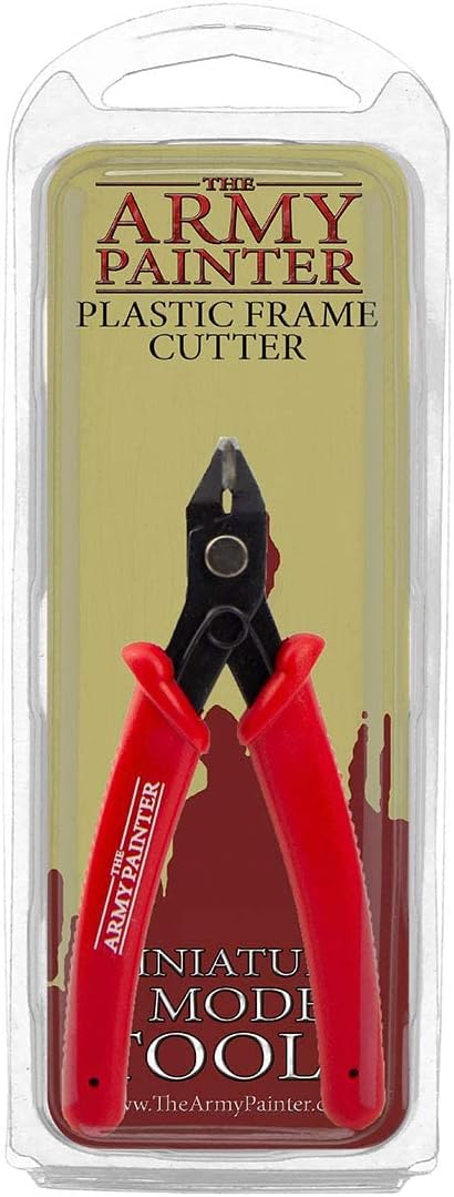The Army Painter Plastic Frame Cutter - Wire Cutters Heavy Duty for Craft and Plastic Miniature, Side Cutters Flush Cut Pliers with Safety Grip - Precision Flush Cutter Nippers