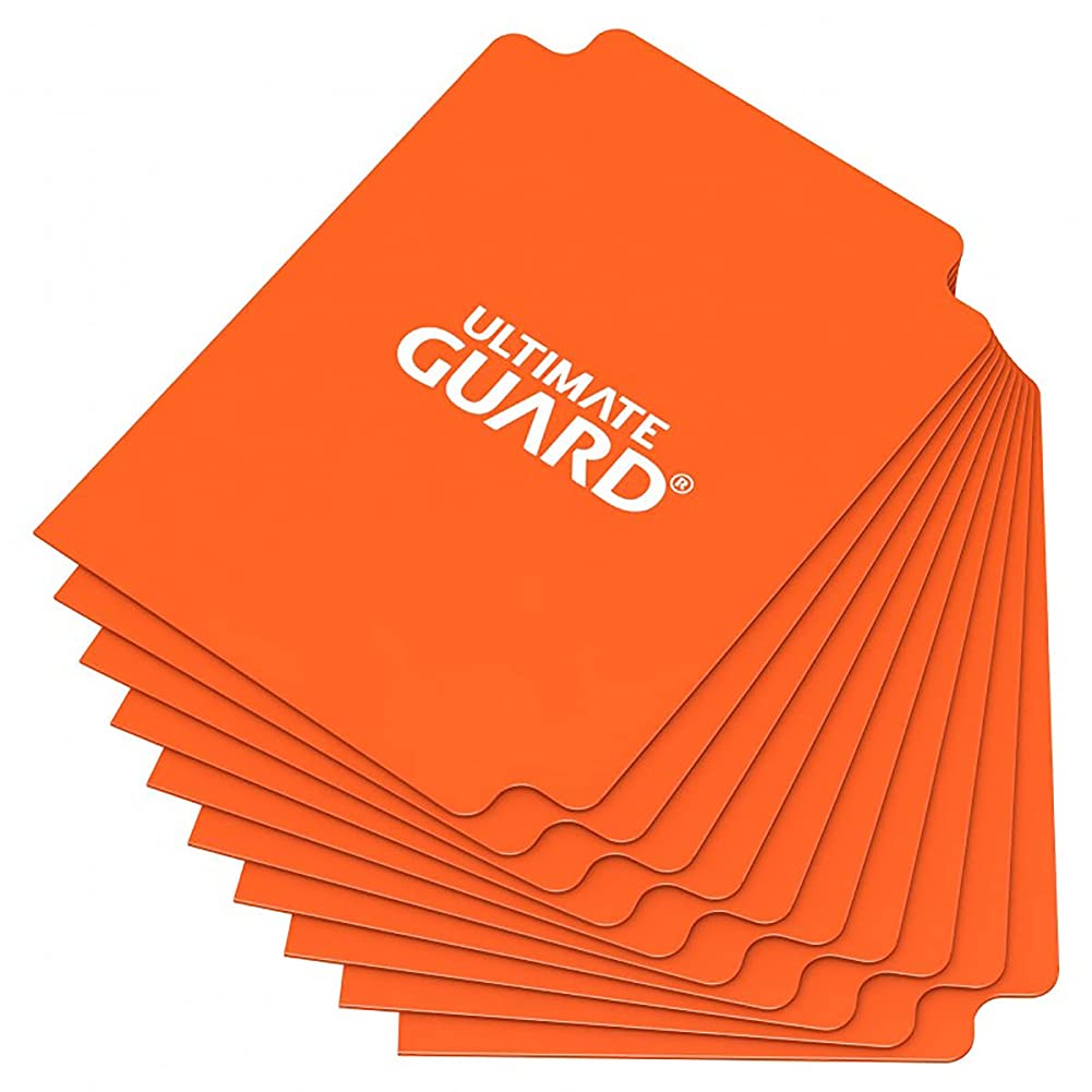 Ultimate Guard Divider Protective Card Sleeves (10 Piece), Light Orange