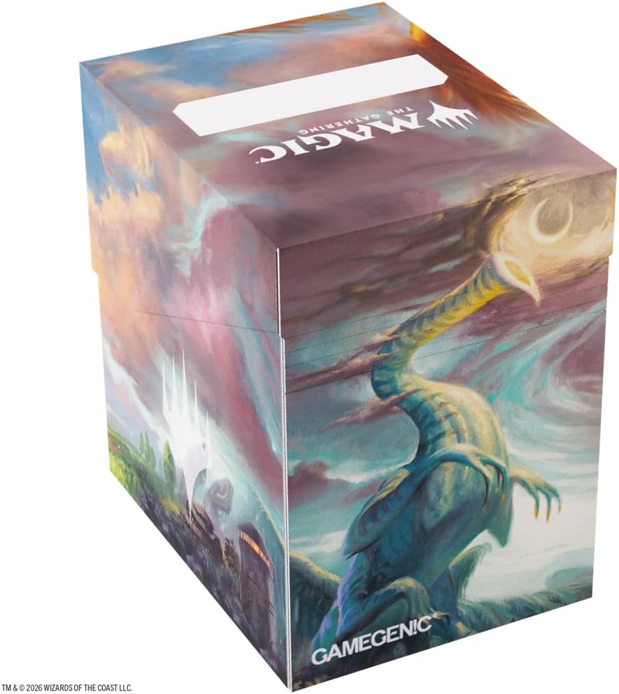 Gamegenic Magic: The Gathering Lorwyn Eclipsed SOFT DYNACRATE 100+ XL - Eirdu, Carrier of Dawn/Isilu, Carrier of Twilight Design, Flexible Sizemorph Divider for 80–100+ Double-Sleeved Cards, Self-Lock