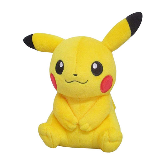 Sanei Boeki Pokemon All Star Collection Pikachu (Female Form) PP165 (S) Plush Toy Peluche (Height 7.48 inches)