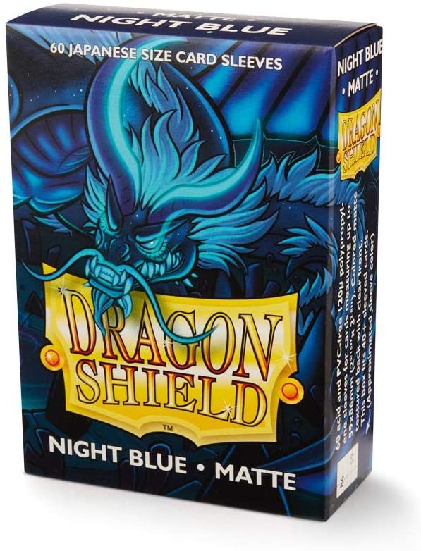 Dragon Shield 60ct Japanese Mini Card Sleeves - Matte Night Blue