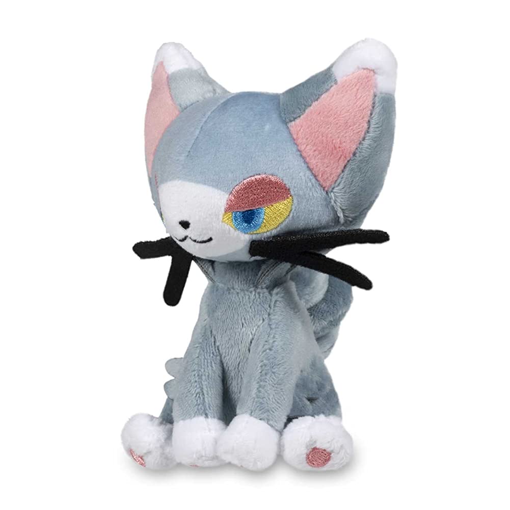 Pokemon Center: Glameow Sitting Cuties Plush, 5 Inch