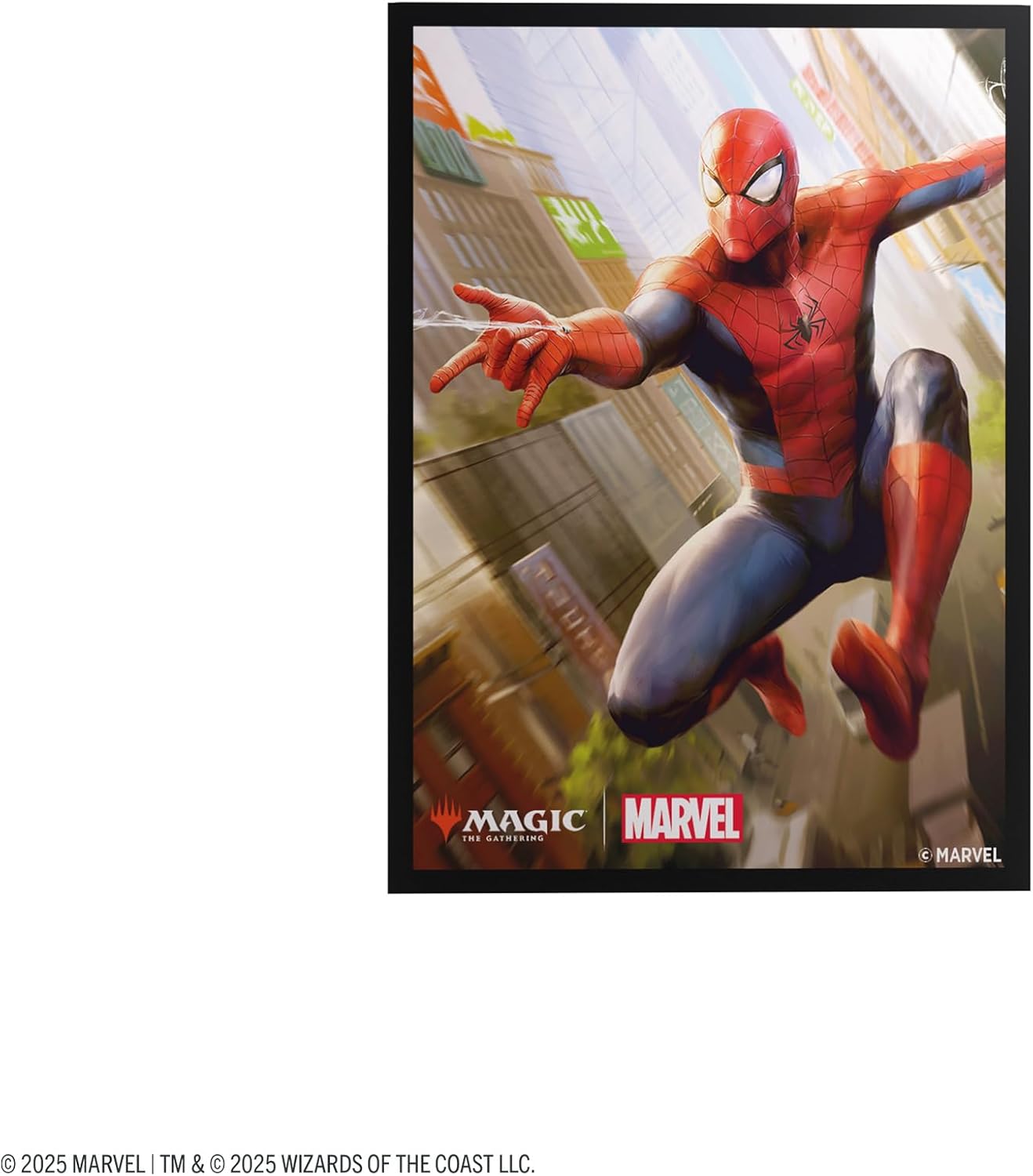 Gamegenic Magic: The Gathering Marvel's Spider-Man Premium Art Sleeves - Spider-Man - 105 Matte Textured Card Sleeves with Full-Color Artwork, Tournament-Ready & Plastic-Free Packaging