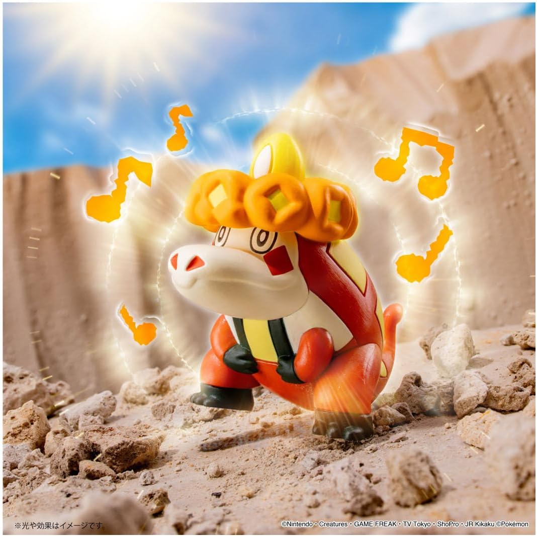 Takara Tomy Pokemon Moncolle 2 Inch Figure MS-32 Crocalor