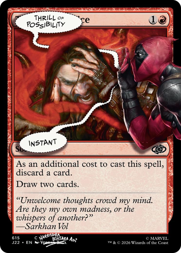 Magic: The Gathering Secret Lair x Marvel's Deadpool: I Fixed It (You're Welcome) Non-Foil Edition