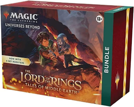 Magic The Gathering The Lord of The Rings: Tales of Middle-Earth Bundle - 8 Set Boosters + Accessories