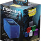 Dragon Shield Strongbox Deck Box Clear Blue, Holds 100+ Double Sleeved Cards, Acrylic TCG Storage Case, Vacuum Seal Closure, Stackable, Display Lid, 83.5 x 106 x 75.5 mm