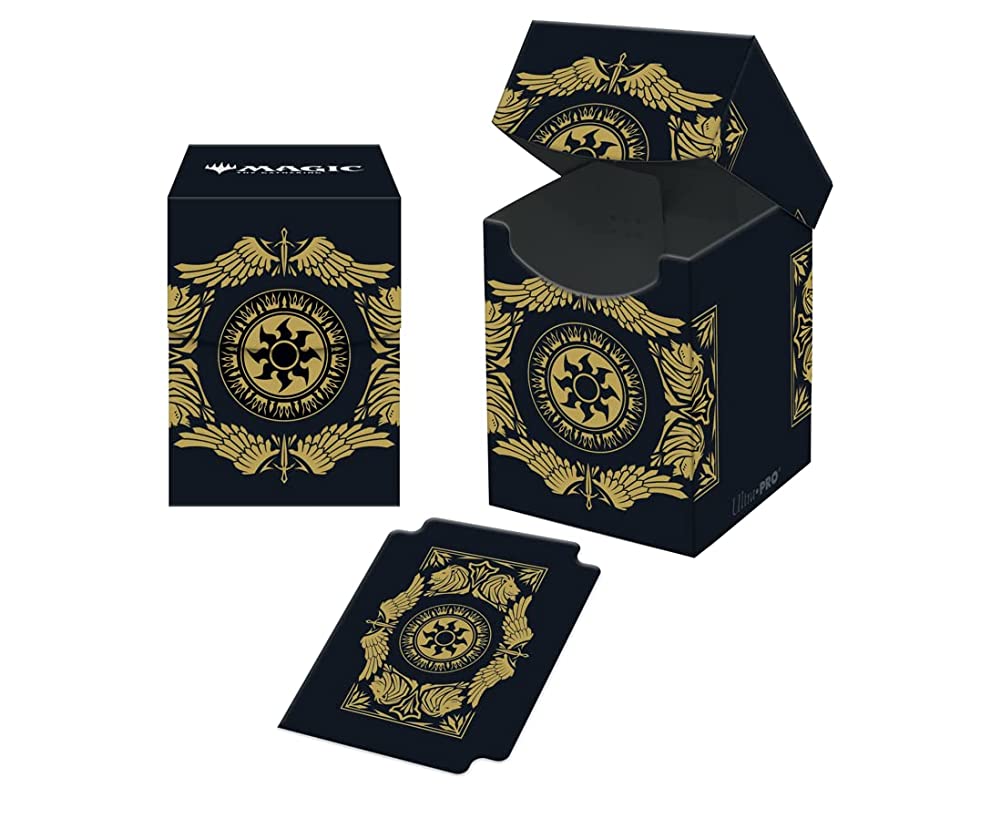 Ultra PRO - Magic: The Gathering Mana 7 Plains Deck Box 100+ - Protect Your Cards While On The Go , and Always Be Ready for Battle Against Friends or Enemies with A Stylish Full-Color Deck Box