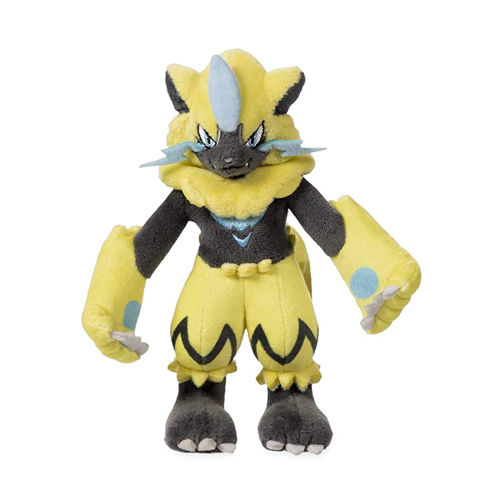 Pokemon Center Zeraora Posable Poké Plush - 7 ½ in.