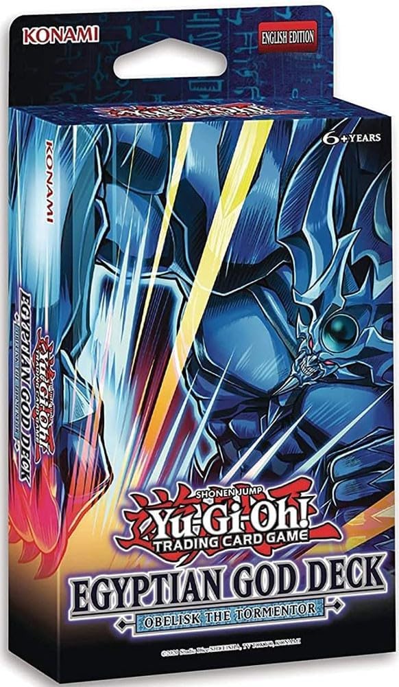 Yu-Gi-Oh! TCG: Egyptian God Deck - Obelisk The Tormentor (Unlimited Edition, Blue)