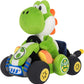 Sanei Boeki MKW01 Super Mario Kart World Yoshi Plush Toy W6.7 x D10.6 x H9.1 inches (W17 x D27 x H23 cm)