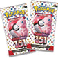 Pokemon TCG: Scarlet & Violet—151 Mini Tin – Meowth and Hitmonchan (2 Booster Packs, 1 Coin & 1 Art Card)