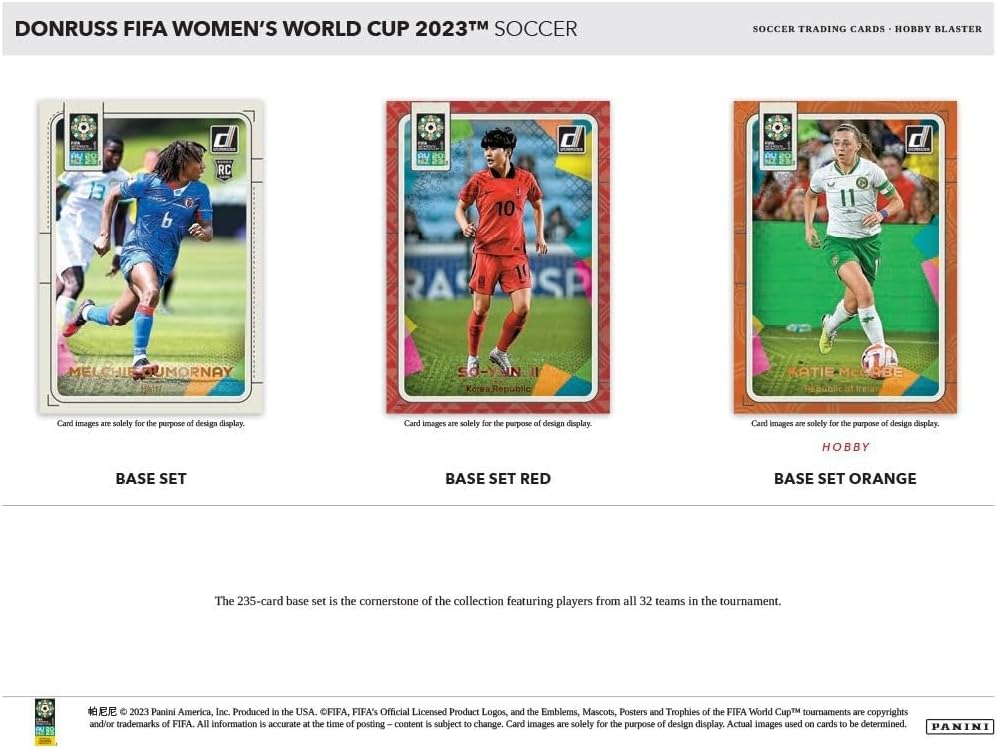 2023 Panini FIFA Women's World Cup Soccer Trading Cards Blaster Box