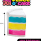 Schylling Needoh Peace O Cake - Sensory Squeeze Toy - Colors May Vary
