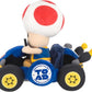 Sanei Boeki MKW01 Super Mario Kart World Toad Plush Toy W6.7 x D10.6 x H8.5 inches (W17 x D27 x H21.5 cm)