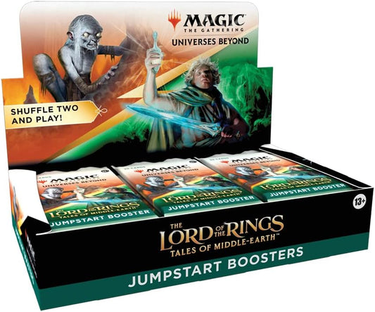 Magic The Gathering The Lord of The Rings: Tales of Middle-Earth Jumpstart Booster Box (18 Packs) - 2-Player Card Game