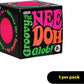 Schylling NeeDoh Original Groovy Glob - Sensory Fidget Toy - Pink - Ages 3 to Adult , 1 Count ( Pack of 1)