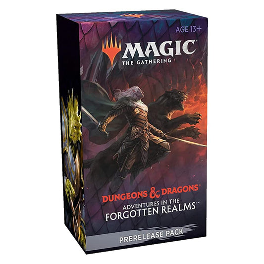 MTG Dungeons and Dragons Adventures in The Forgotten Realms Prerelease Kit - 6 Draft Boosters, Dice, Promo