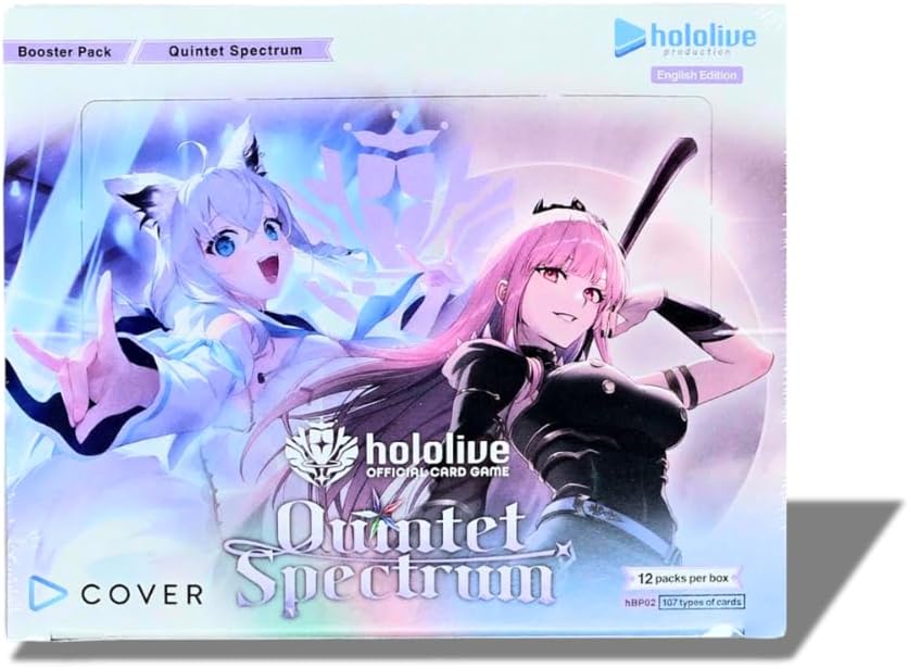 Hololive Official Card Game: Quintet Spectrum Booster Box - 12 Packs