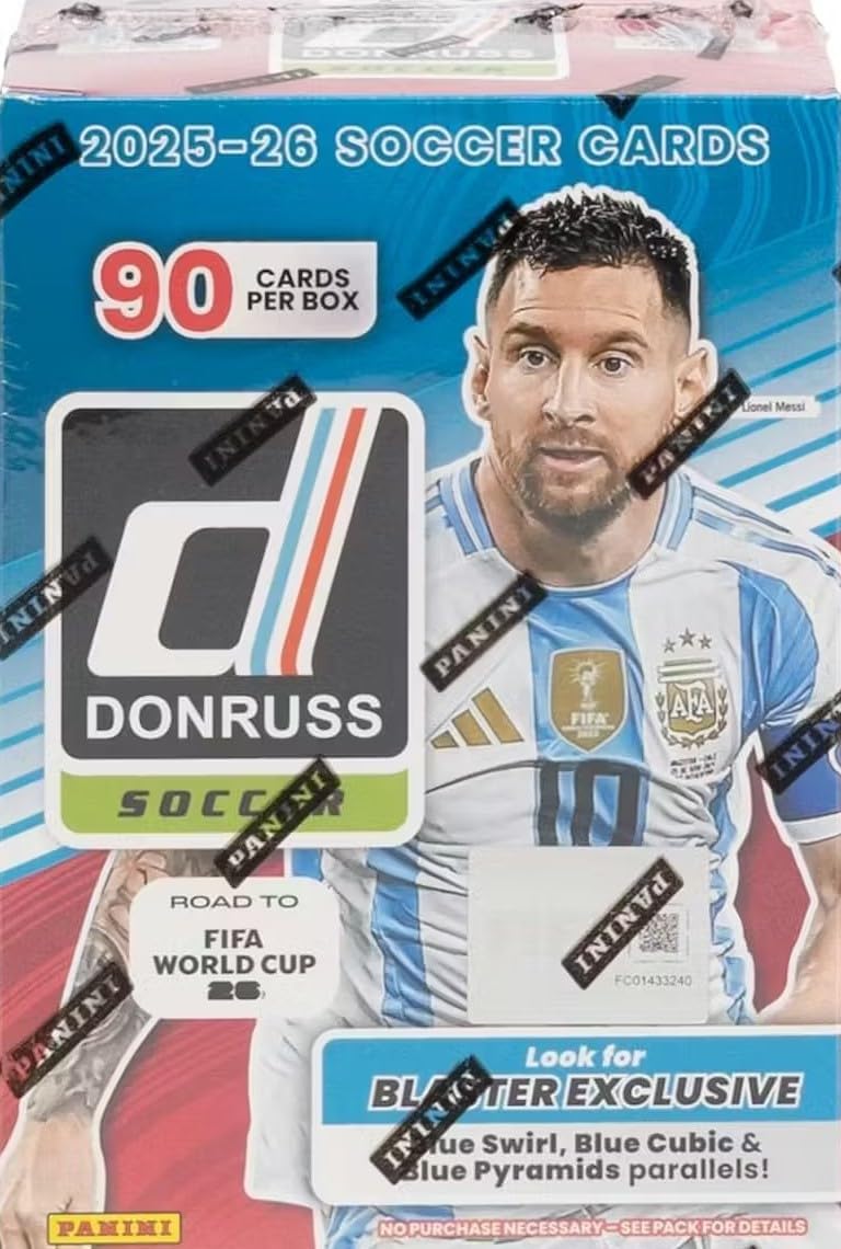 2025/26 Panini Donruss Road to FIFA World Cup Soccer Blaster Box (Blue Parallels!)