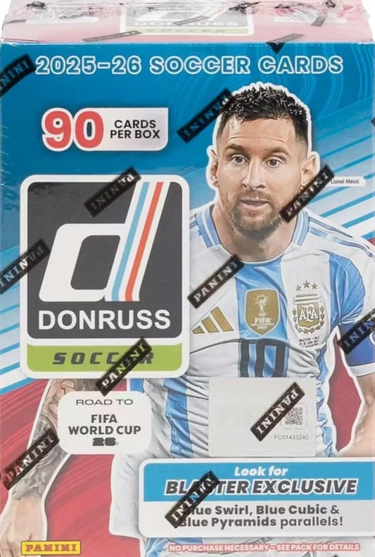 2025/26 Panini Donruss Road to FIFA World Cup Soccer Blaster Box (Blue Parallels!)