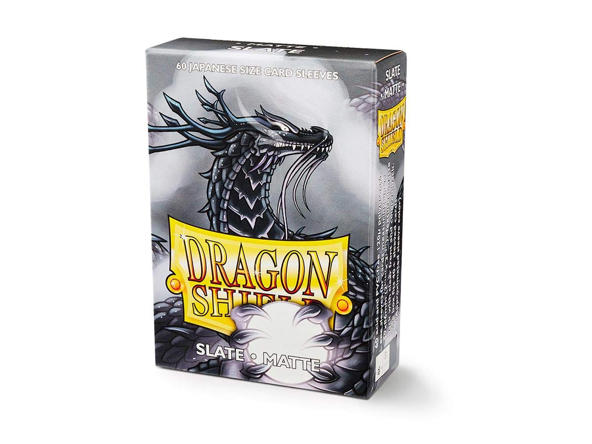 10 Packs Dragon Shield Matte Mini Japanese Slate 60 ct Card Sleeves Display Case