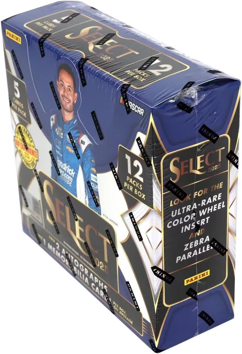 2025 Panini Select NASCAR Racing Hobby Trading Card Box (2 Autographs per Box!)