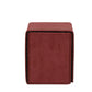 Ultra Pro E-85770 Suede Collection Alcove Flip Deck Box-Ruby