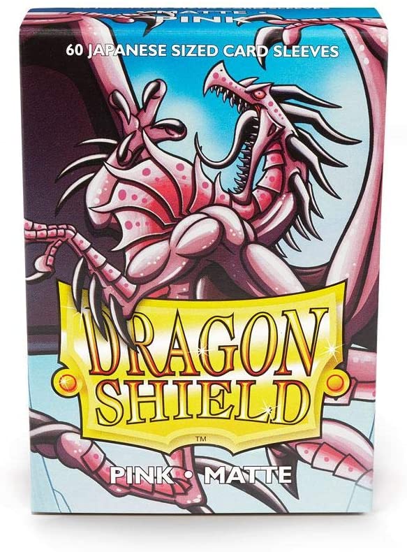 Dragon Shield 60ct Japanese Mini Card Sleeves - Matte Pink