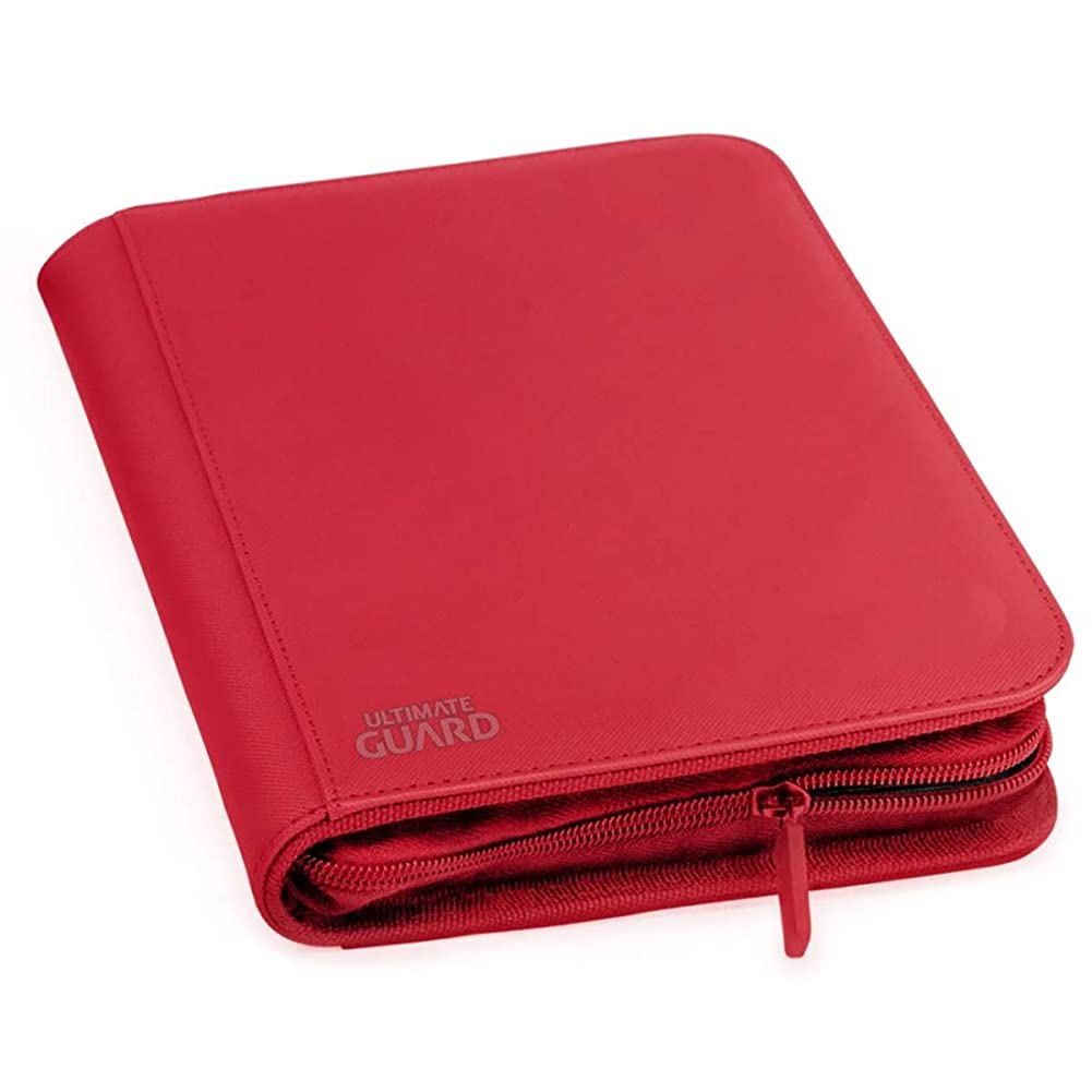 Ultimate Guard 4 Pocket Zipfolio Xenoskin Deck Case, Red