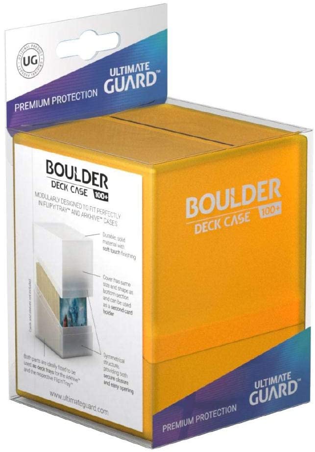 Ultimate Guard 100+ Boulder Deck Case - Amber