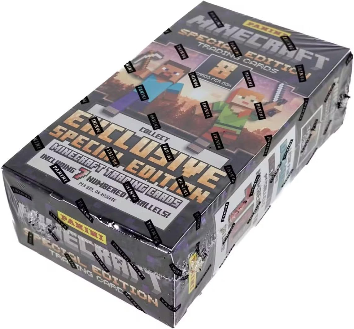 Panini 2025 Minecraft Special Edition Hobby Trading Card Box (1 Base Numbered to 325 Per Box)