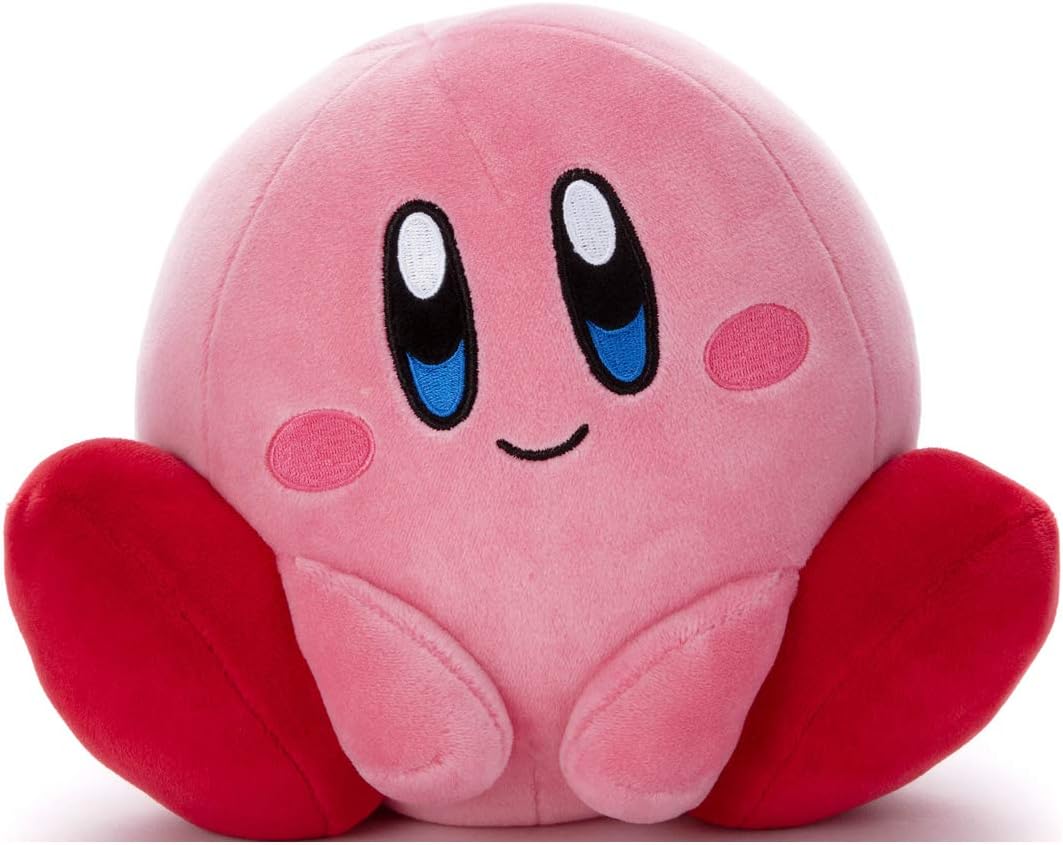 Kirby Mocchi Mocchi GameStyle Plush Toy, Size S, Kirby, Height Approx. 5.9 inches (15 cm)