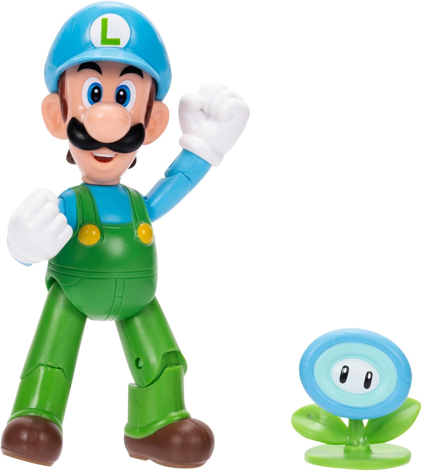 SUPER MARIO World of Nintendo 4" Ice Luigi Figure
