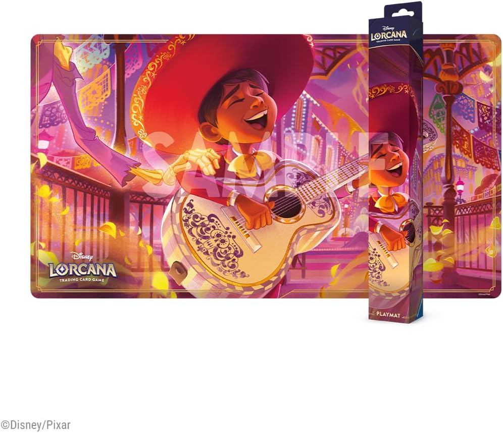 Ravensburger Disney Lorcana TCG Hyperia City Playmat Featuring Miguel Rivera - Promising Musician
