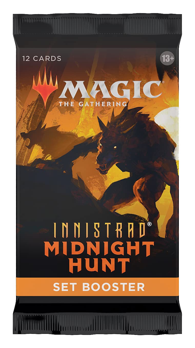 3 Packs MTG Set Booster Pack Lot MTG Innistrad Midnight Hunt