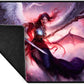 Ultra PRO - Commander Series #5 - Three Color Wedge - Kaalia (Fan-Voted) Black Stitched Playmat for Magic: The Gathering | Use as Mousepad, Desk Mat, Protects MTG Cards During Gameplay TCG Essential