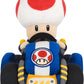 Sanei Boeki MKW01 Super Mario Kart World Toad Plush Toy W6.7 x D10.6 x H8.5 inches (W17 x D27 x H21.5 cm)