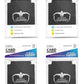 40 Ultimate Guard Trading Card Dividers (4 10ct Packs) Black