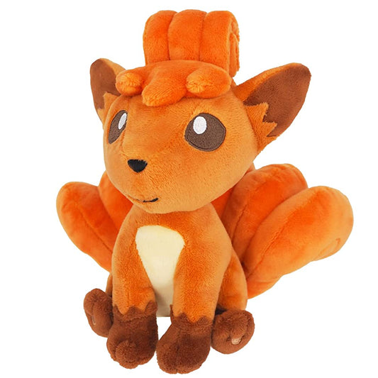 Sanei Pokemon All Star Collection Vulpix Stuffed Plush Toy, 7"