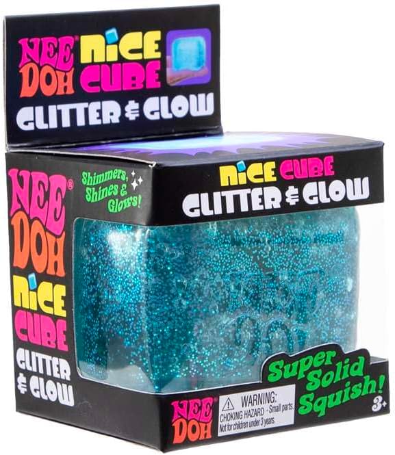 NeeDoh Nice Cube Glitter & Glow