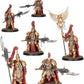 Warhammer The Horus Heresy Legio Custodes Custodian Guard Sodality, 6 Plastic Miniatures with Guardian Spears