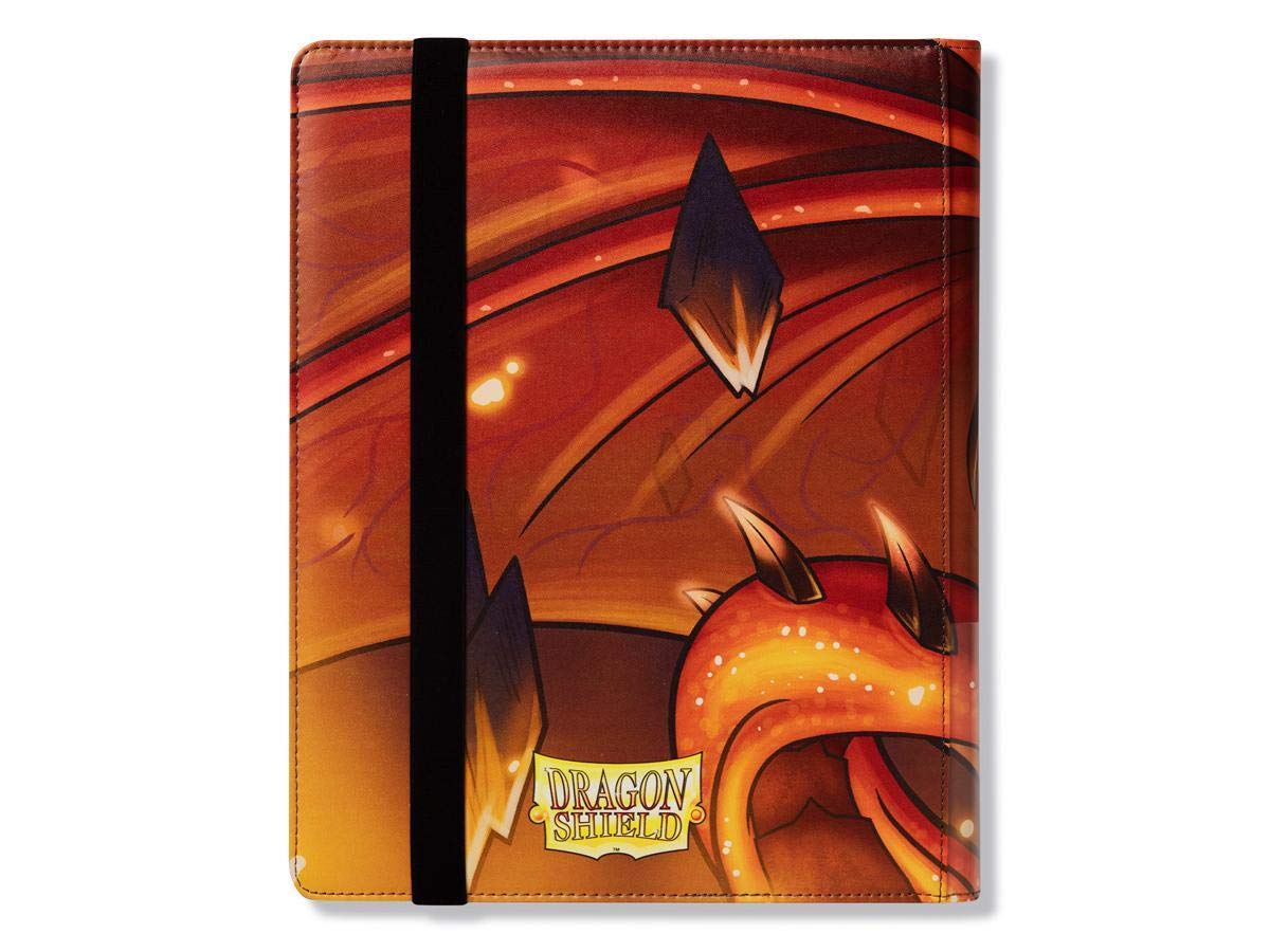 Arcane Tinman AT-34807 Binder: Dragon Shield 18 Pocket (Sideload) Portfolio, One Size, Rends Hear Red