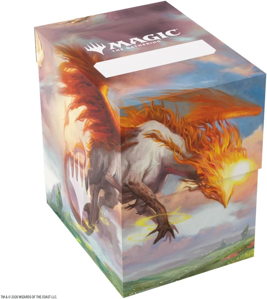 Gamegenic Magic: The Gathering Lorwyn Eclipsed SOFT DYNACRATE 100+ XL - Eirdu, Carrier of Dawn/Isilu, Carrier of Twilight Design, Flexible Sizemorph Divider for 80–100+ Double-Sleeved Cards, Self-Lock
