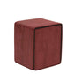 Ultra Pro E-85770 Suede Collection Alcove Flip Deck Box-Ruby