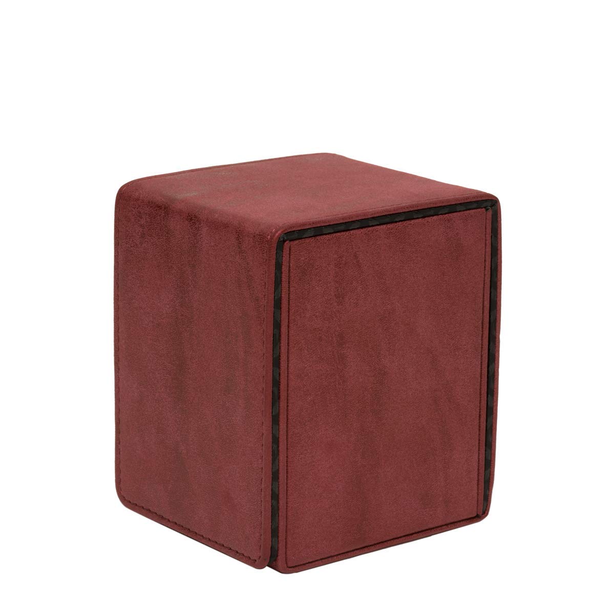 Ultra Pro E-85770 Suede Collection Alcove Flip Deck Box-Ruby