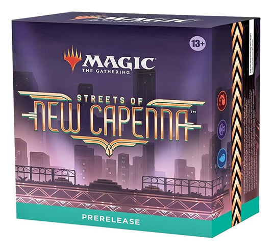 Magic: The Gathering Prerelease Kit: MTG Streets of New Capenna Maestros Blue Black Red - 6 Packs, Promos, Dice MTGWCPRKMTGSNCUBR1 0
