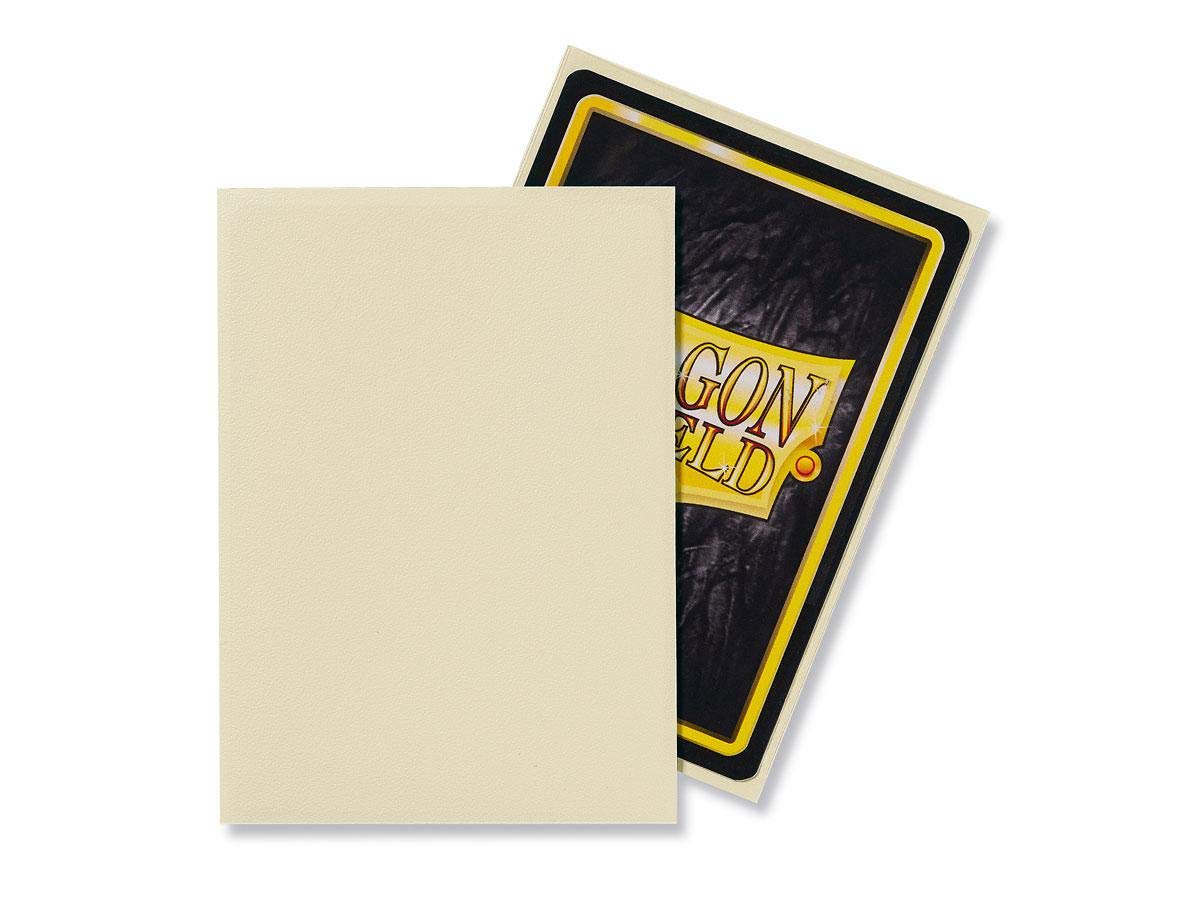 5 Packs Dragon Shield Matte Ivory Standard Size 100 ct Card Sleeves Value Bundle!