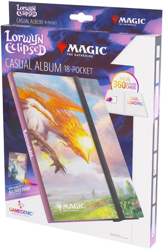 GameGenic: Magic: The Gathering Lorwyn Eclipsed Casual Album 18-Pocket - Eirdu, Carrier of Dawn / Isilu, Carrier of Twilight